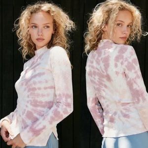 We the free swirl mock neck shirt